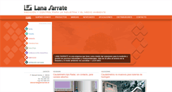 Desktop Screenshot of lanasarrate.es